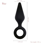 Anal Trainer Set Silicone Butt Plugs, 5Pcs Anal Training Kit With Flared Base Prostate Massager Sex Toys For Beginner Mens And Women