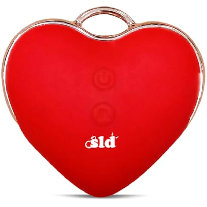 Mini Vibrator For Women - Heart Shape Stimulator With 10 Vibration Modes - 5 Modes Sucking Licking Clitoris Vibrator - Personal Massager For Female Couples Adult