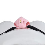 Sissy Penis Cage Mit Adjustable Belt And Anal Plug, 3D Printed Hollow Chastity Cage/Cock Cages Sex Toys Sm Slave Bondage For Men Penis Training (Pink)