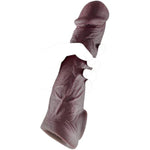 Reusable Penis Sleeve With Cock Ring Sex Toy, 2.95'' Silicone Cock Extension Penis Extender Ultra-Soft Penis Enlarger For Men & Women, Couple