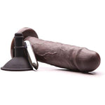 Sex/Adult Toys Sam Dual Density Vibrating Dildo- 100% Utra-Premium Silicone Harness & Suction Cup Compatible Realistic, G-Spot & P-Spot Stimulation For Anal, Vaginal, Men, Women, Lgbtq - Mocha