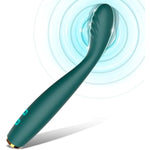 Rose Vibrator, High-Frequency G Spot Clitoris Vibrator With 5 Speeds & 10 Modes - Powerful Clitoral Stimulator, Vibrating Massager Sex Toys For Women Sexual Pleasure, Rose Toys Peacock Blue