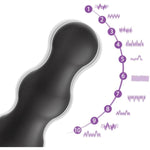 Vibrating Butt Plug Inflatable Dildo Remote Control Prostate Massager 10 Vibrating Modes Anal Beads Rechargeable Vibrator Anal Sex Toys For Adult Male Female Couples Prostate Toy Dildo