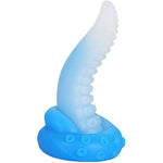 7.1” Realistic Monster Dildo Tentacle Anal Dildo With Strong Suction Cup Luminous Tentacle Dragon Dildo Soft Silicone G-Spot Dildos Anal Dildo Adult Sex Toys For Women Blue
