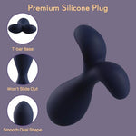 Anal Plug Silicone Butt Plug Sex Toys 3.7in Small Anal Plug,Blue