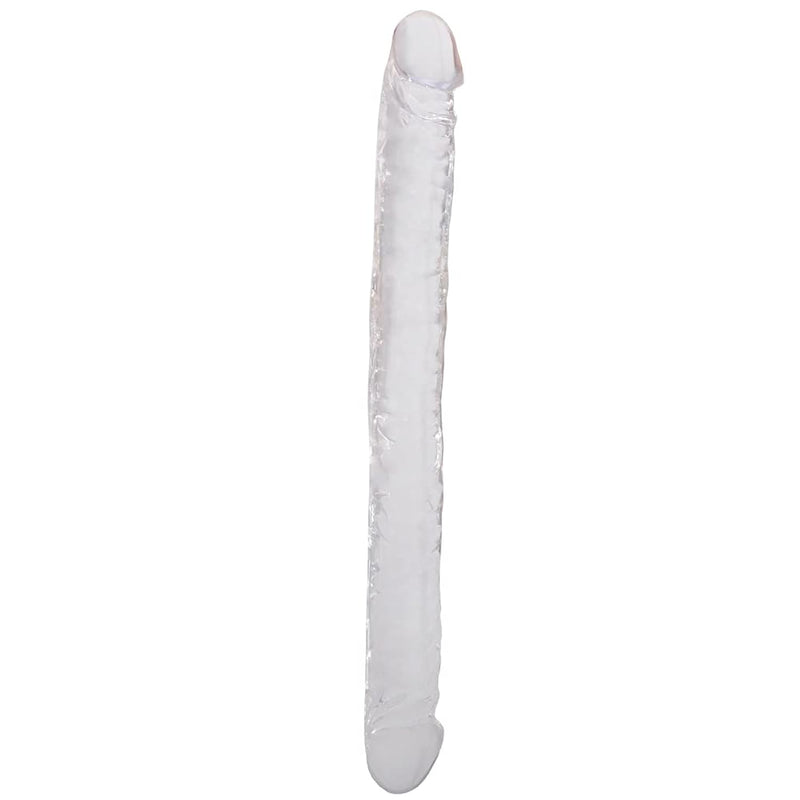 Dildo Adult Toy For Lesbian, 13.2 Inch Double Sided Dildo For Women Waterproof Flexible Double Dong With Curved Shaft For Vaginal G-Spot And Anal Play