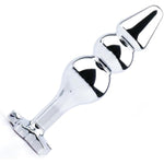 Anal Bead Butt Plug Adult 3 Beaded Training Beginners Sex Toys (Pentagram)