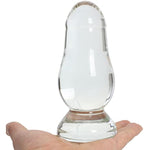 6.2" Large Rocket Glass Anal Plug Big Crystal Butt Plug Anal Trainer Butt Expander Toy For Women Men Masturbation