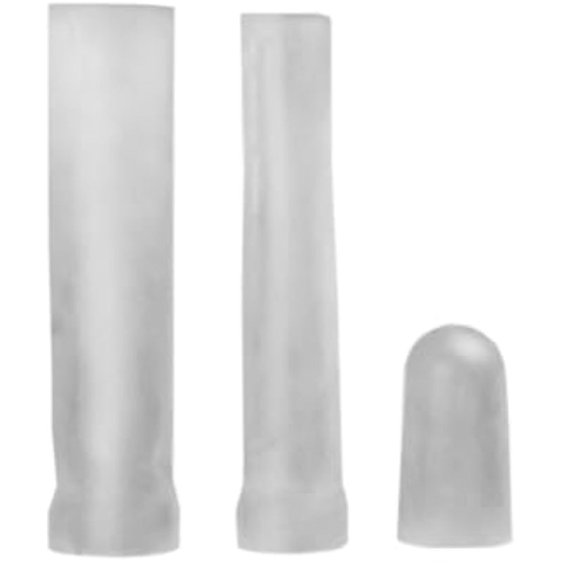Thick Penis Pump Sleeve Set-3 Pcs, Silicone Cock Vacuum Sleeves Seal Cover Adult Sex Toys Penis Extender Replacement Accessories (3Pcs-14Cm)