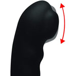 Alpha-Pro 7X P-Milker Silicone Prostate Stimulator With Milking Bead, Black