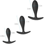 3 Pcs Anal Trainer Silicone Anal Training Kit Wearable Butt Plug With Safe Flared Base Adult Sex Toys For Beginners Advanced Men Women Couples