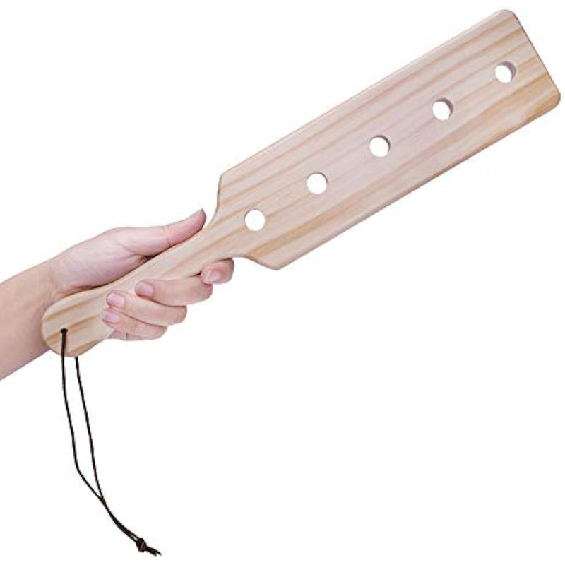 14Inch Wood Spanking Paddle For Adult Sex Toys, Wooden Paddle With 5 A BlessMyBucket 14Inch Wood Spanking Paddle For Adult Sex Toys, Wooden Paddle With 5 A BlessMyBucket