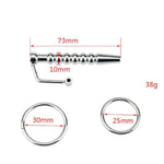 Urethral Trainer Sound Metal Hollow Urethral Plug Urethral Toy Urethral Masturbation Stick Men'S Sex Toy Training Set Catheter Sound Penis Plug Male Urethra Stimulation