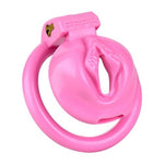 Male Concealed Invisible Cage with Drop Assist Strap (US-A61) (Pink)