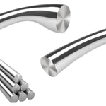 Stainless Steel Anal Plug Buttplug Curved Anus Stretcher Double-Ended Dildo Prostate Massager G-Spot Stimulation Adult Sex Toys For Men Women Couple (S)