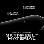 Supreme Feel Non-Latex Condoms, 30 Count, Ultra-Thin & Pre-Lubricated For A Natural, Smooth Fit