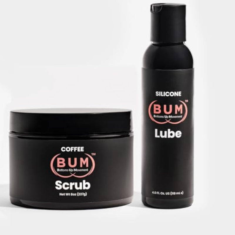 Coffee Scrub & Silicone Lube Bundle