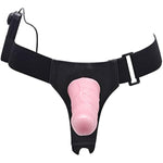 Vibrating Adjustable Hollow Strap-On Harness Extender Bigger Penis Dildo Sleeve Cock Cover Penis Extension Increase The Size And Strength Adult Sex Toy For Couples Man Women