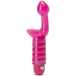 Pink G-Tickler 7 Function G-Spot Vibrator - Soft Plastic - Beginners Friendly