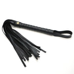 20 Inch Black Faux Leather Whip, Equestrian Horse Flogger Horse Riding Crop Whip, Spanking Flogger For Cosplay Bdsm Bedroom Play Adult Sex Toy For Couples Flirting Bondage Punish