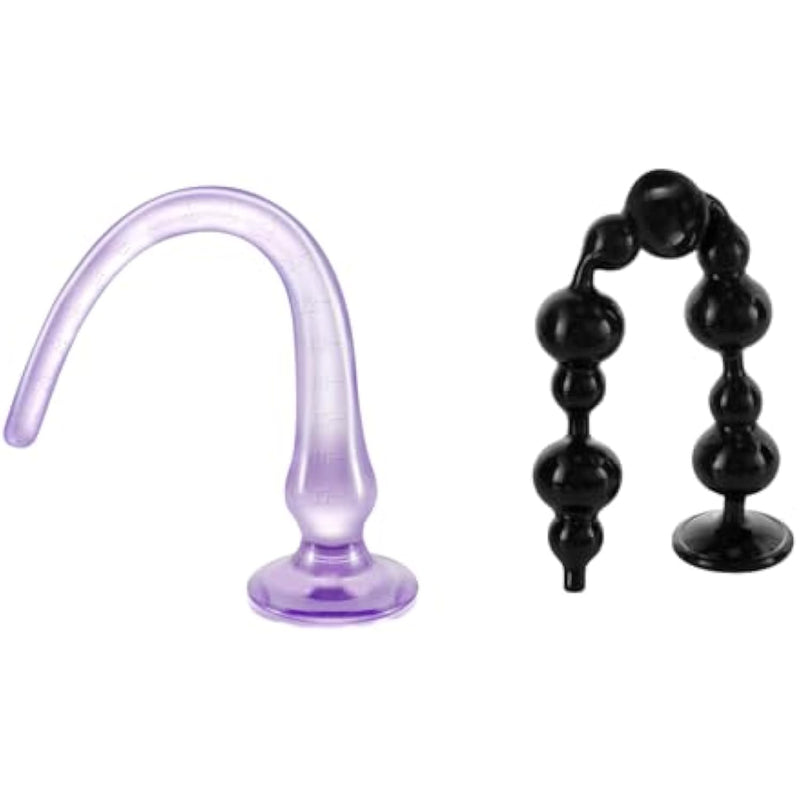 15.7 In Long Anal Plug With 14 In Long Anal Beads, Prostate Massager Sex Toys For Men, Women