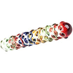 6.7Inch Glass Dildo,Glass Anal Plug Crystal Butt Plug Glass Massager Colorful Butt Plug Crystal Anal Plug For Couples Women Men Masturbation Sex Toy