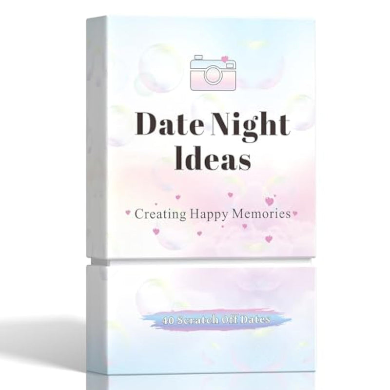 40 Date Night Gift Ideas For Couple, Adventurous Scratch-Off Cards For Couple Games, Valentines Day Gifts For Him, Her, Wife Or Husband, Fun Gift For Date Night, Wedding, Anniversary, Birthday & More