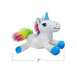 Mini Plush Unicorn Stuffed Animals, 7 Inch Set Of 2, Soft And Cuddly Unicorn Toys For Girls And Boys, Cute Home, Bedroom, And Nursery Decor, Princess Gifts For Kids,