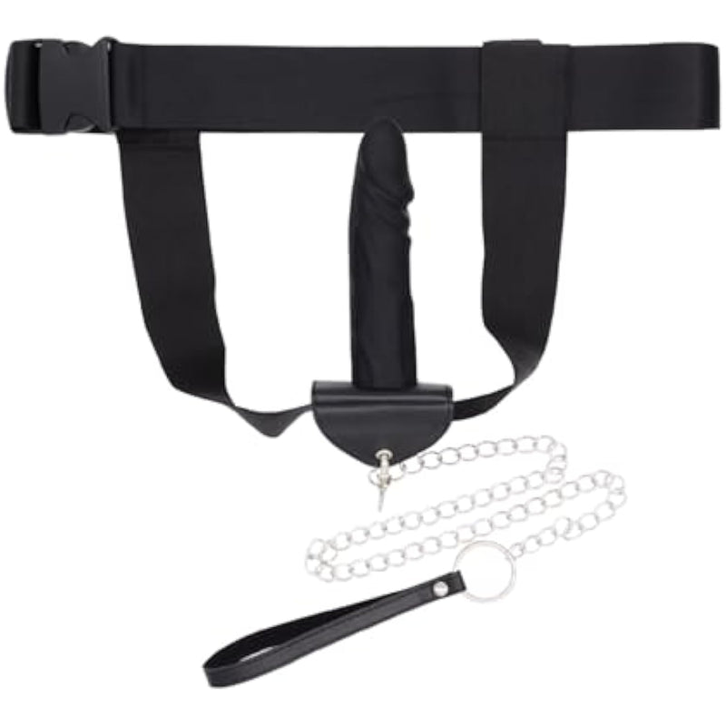Fantasy Dildo Harness Silicone Vagina Dildo Panties, Strap On Dildos Strap On Toys For Lesbians Bdsm Toys Adjustable Belt Harness Female Masturbation Panties Chastity Pants