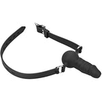 Mouth Ball Gag Wear Adjustable Dildo Penis Mouth Sex Toys Adjustable Leather Straps Strap Lock Sex Games Sm Bondage Cosplay
