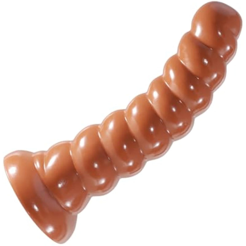 13.86 Inch Huge Anal Plug,Threaded Design Large Butt Plug Dildo Anal Cone With Strong Suction Cup For G Spot Stimulation Prostate Massager Anal Stretcher Adult Sex Toys For Women And Men