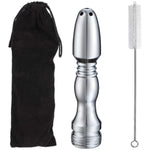 Shower Douche Enema Kit, 6 Holes Deep Shower Douche Cleaning System,Shower Enema System With Brush ?Velvet Storage Bag