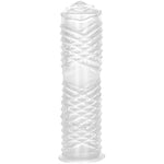 Structured Penis Sheath - Cock Sleeve With Structure, Ribbed Penis Sleeve For Intense Stimulation - Flexible, Partner Pleasure, 14Cm