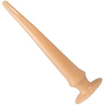 Super Long Anal Plug Dildo,Flexible Liquid Silicone Butt Plug Vaginal Prostate Massage Stimulation Butt Plug Dildo With Strong Suction Cup Dildo Dilator Anal Dildo For Men Women(Flesh)