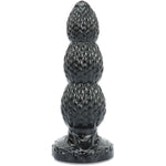 Anal Bead Butt Plug Trainer, Dragon Scale Anus Bead Butt Plug With Three Gradual Large Bead, Anal Dildo Prostate Vaginal Massage Anal Dilator With Strong Suction Cup For Male Female (M)