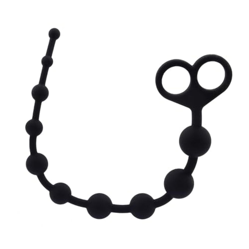 Silicone Plug Penis Ring Dilator Sex Toys Dilator Urethral Sounds Dilator Urethra Adult Gifts Urethra Masturbation Rod With Multi Beads Urethral Dilator(Black)
