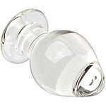 Large Glass Butt Plug Crystal Anal Plug 2.36 Inch Prostate Massager Pleasure Bum Plug For Comfortable Wearing Mushroom Shaped Anal Trainer