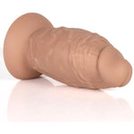 4'' Diameter Extra Wide Silicone Girth Dildo, 8.5 In Huge Thick Anal Dildo Gaint Anal Plug Sex Toy With Strong Suction Cup & Ball-Free Design, Massive Big Fat Dildos For Advanced Women Men Gay (Skin)