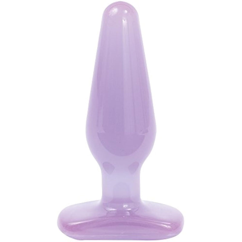 Doc Johnson Crystal Jellies - Medium Butt Plug - Purple