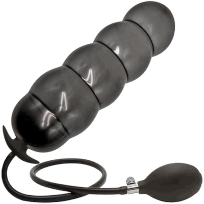Expansion Diameter 1.2'' To 4.7'' Sex Dildo Butt Plug Inflatable Anal Plug Silicone Expand Dildo Anal Toys Anal Sex Toys, Black