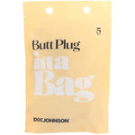 5 Inch Silicone Butt Plug With Lube 1Oz | Anal Sex Toys | Butt Plugs