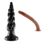 16.9 Inch Extra Super Long Realistic Dildo + 15.7Inch Huge Anal Plug