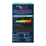 Perfect Fit Snug Size 49F Latex Condoms with Silver Pocket Case, 10 Count