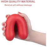 G-Spot Fantasy Dildo Lovely Hot Dog Shaped Butt Plug,Fetish Anal Plug Prostate Massager Anal Dilator Masturbation Fun Sex Toy For Men Women Or Couples (Red)
