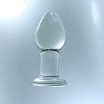 Glass Pleasure Plug Sex Tease Insert Pleasure Wand Dildo Penis