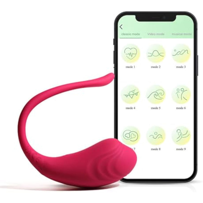 Silicone Vibrator Female Masturbator Remote Control Vibrators With App Long Distance Sex Toys Rechargeable Wearable G Spot Dildo