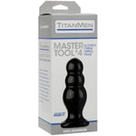 Doc Johnson Titanmen - Master Tool #4 - Triple Ripple Plug - 6.6 in. Long and 2.6 in. Wide - Prostate Stimulating Anal Toy - Butt Plug