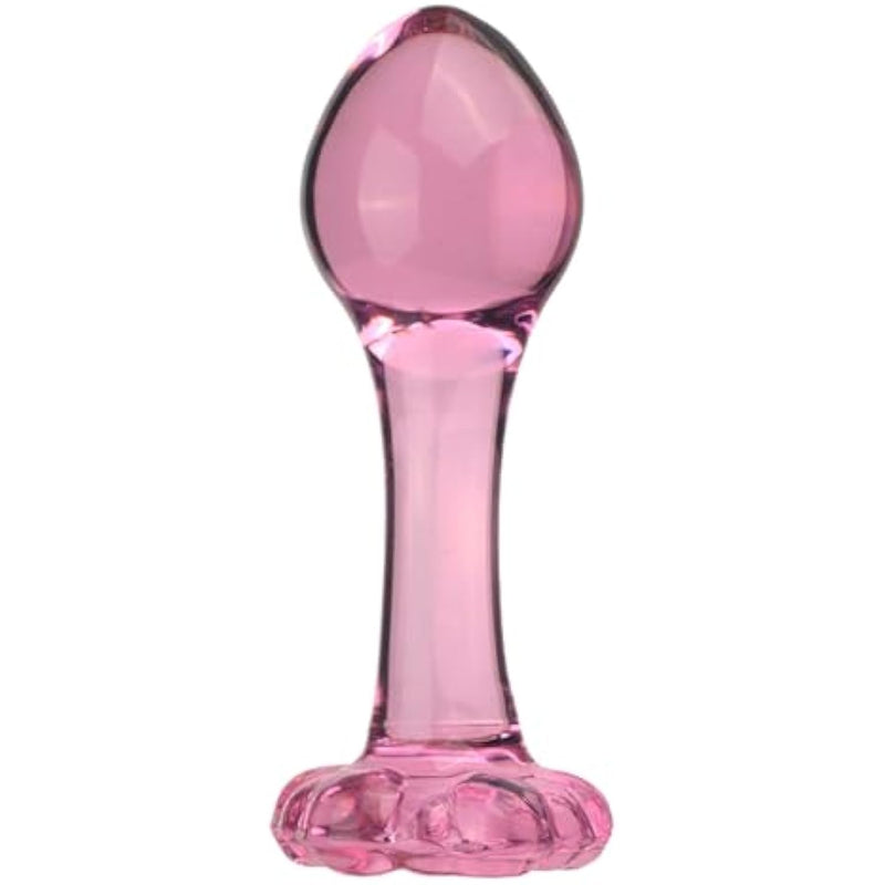 Glass Anal Plug Mini Crystal Ball Butt Sex Pleasure Wand Adult Sex Toy,Crystal Butt Plug Sex Toy G-Spot Personal Massage Stimulator Anal Training Expander Clitoral Dildo For Men Women(Style 4)