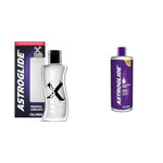 Astroglide X Premium Silicone Personal Lubricant (5oz), Extra Long-Lasting Silky Lube & Liquid Personal Lubricant (12oz), Water Based Lube, Dr. Recommended Brand, FDA Cleared