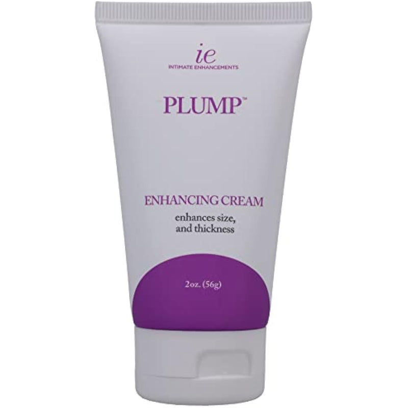 Doc Johnson Plump - Enhancing Cream For Men - Enhances Thickness and Size for Intense Pleasure - Odorless and Tasteless - Free of Glycerin - 2 Oz. (56g)